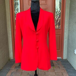 Worthington Vintage Bright Red Blazer